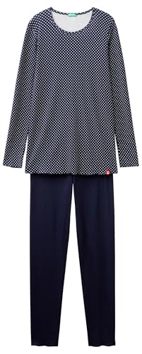 United Colors of Benetton Pig(Maglia+Pant) 36G93P03C Set di Pigiama, Multicolor, L Donna