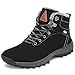 Produktbild Mishansha Winterstiefel Herren Damen Gefüttert Winterschuhe Wasserdicht Warme Wanderschuhe Winter Trekking Stiefel Rutschfest Outdoor Winter Boots Schneestiefel Schwarz 41 EU