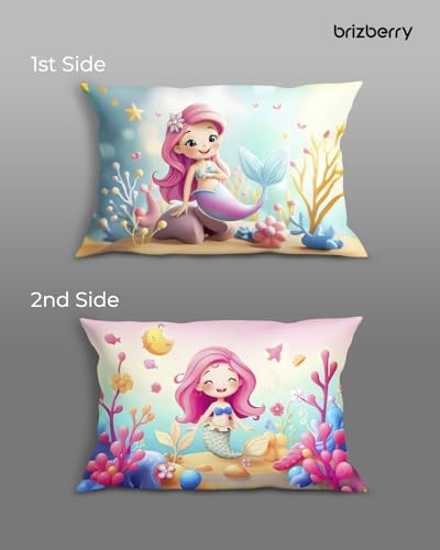 Image of Brizberry Kids Pillow Cushion with Super Soft Fabric | Animal & Cartoon Prints | 12x18 inches (Design 11)
