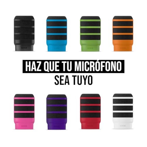 Filtro antipop RØDE WS14 morado compatible con PodMic USB para podcasting 3