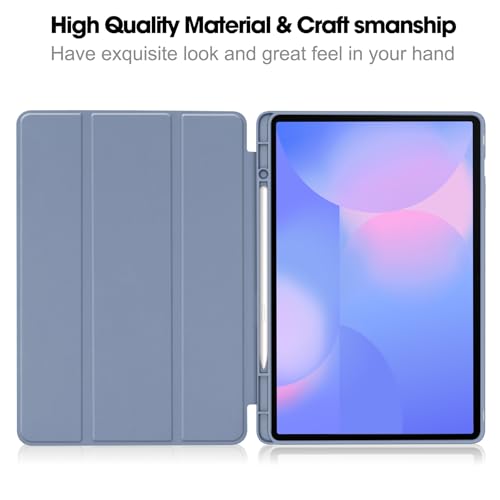 Image of ProElite Cover for Samsung Galaxy Tab S10 FE Plus 13.1 inch, Soft Flexible Flip Case Cover for Samsung Galaxy Tab S10 FE Plus 13.1 inch Cover, [Recoil Series]- Lavender