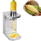 ZenHailure Automatic Corn Sheller,Corn Peeling & Threshing Machine with Removable Wide Feed Opening,40w Efficient Electric Corn Sheller for Fast Processing of Fresh and Cooked Sweetcorn