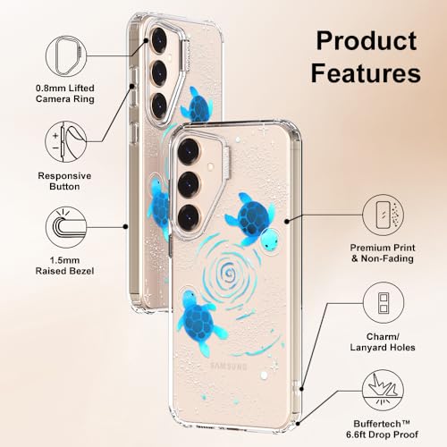 Coque Samsung S25 Galaxy S24 Transparente Antichoc Housse TPU PC