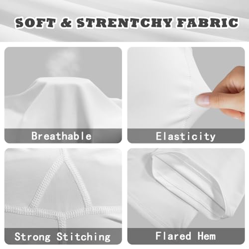 Girls Bell Bottoms High Waisted Soft Flare Leggings Kids Stretchy Yoga Pants Comfortable Activewear Bootcut Leggings4