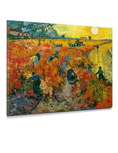 DECORARTS Van Gogh Canvas Wall Art, The Red Vineyards, 40x30''