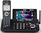 AT&T DECT 6.0 Cordless Home and Business Phone with Answering Machine, 5' Large Color Display, One-Touch Shortcut, Conference, Intercom, Smart Call Blocker, Bluetooth Connect to Cell: DLP73190