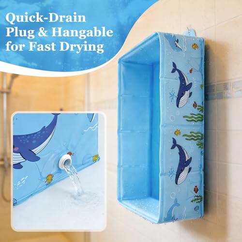 Baignoire de voyage bébé pliable pour le camping et l'hôtel - 3