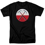 Roger Waters Hammers Unisex Adult T-Shirt for Men and Women, Large Black
