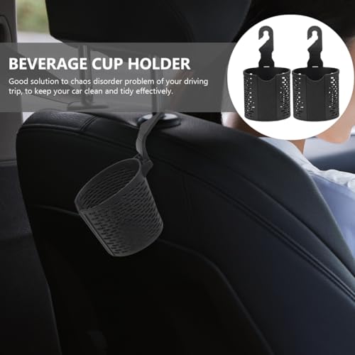 Portavasos para asiento trasero de auto 2 unidades miniatura 2