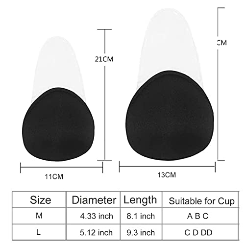 Bckless Strapless Bras For Women: Sticky Bra Invisible Lifting Bra Push Up Adhesive Bra, Breast Lift Tape Reusable Push Up Adhesive Silicone Bra Lift Up Nippleless Covers Black #TOP5