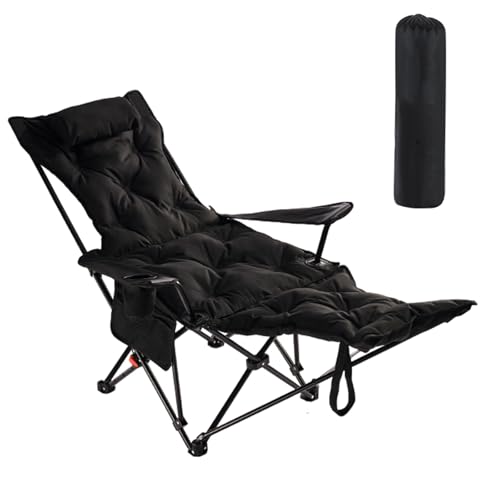 Dossier 4 niveaux pour cette chaise pliante avec repose-pieds - 2