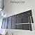MinCHI257 38" L x 13" W x 30" H Metal Tall Rectangular Planter - Large Planter Box for Outdoor Patio/Porch Modern Design for Plants, Flowers, Garden,Spliced Flower Pot (Black)