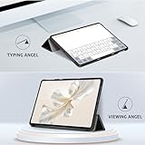 ATOOZ for Honor Pad 9 Case 12.1-inch 2024 Tablet, Ultra Thin Hard Back Case with Stand Protective Folio Cover for 12" Honor Tablet 9 (Black) - Image 3