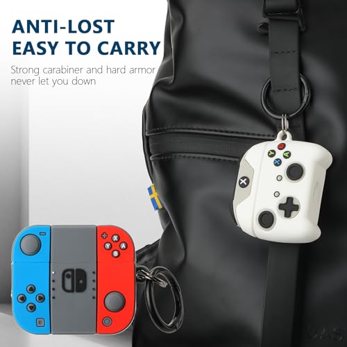 Image of [2Pack] Gedicht for Airpods 3rd Generation Case, Funny 3D Cartoon Game Controller Console Design Silicone Soft Cases for Airpods 3rd Case Cover, with Keychain Kids Women Men for Airpods 3 Case