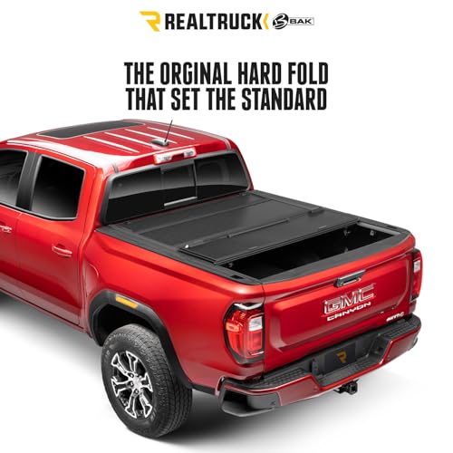 Image of RealTruck BAK BAKFlip G2 Hard Folding Truck Bed Cover | 226342 | Fits 2024 Ford Ranger 5' Bed (60 inch)
