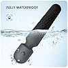 MANFLY Handheld Electric Massager, Rechargeable Multiple Speeds and Modes Waterproof Body Massage Tool (Black) #2