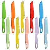 ONUPGO 10 pièces enfants Chef couteau en nylon/couteau à fruits pour enfants, couteau à...