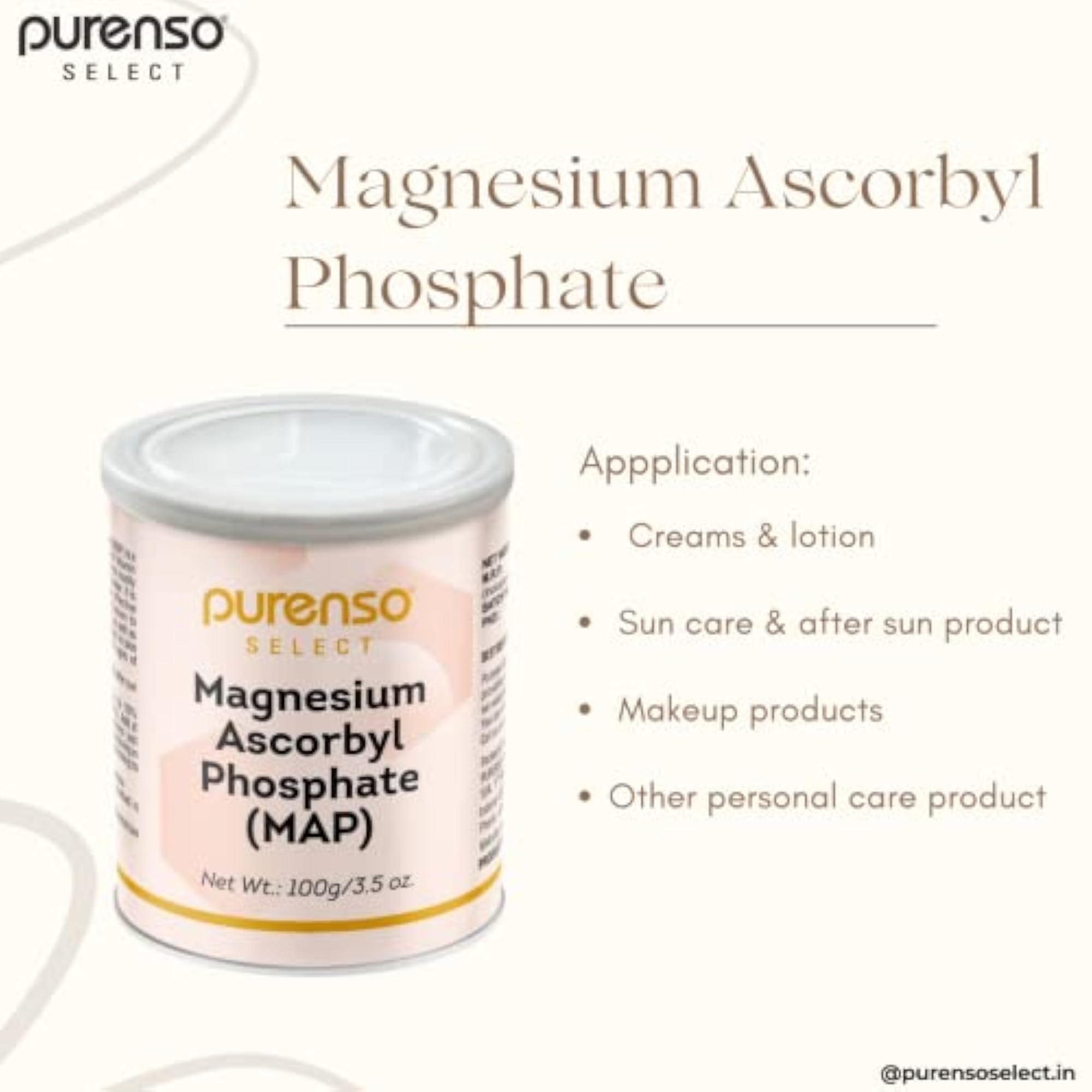 Purenso Select - Magnesium Ascorbyl Phosphate (MAP), 50g