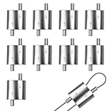 Fabriqués en acier inoxydable, ces clips de câble métallique durent longtemps et résistent à