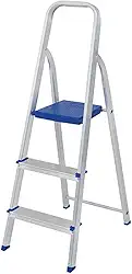 Escada de Alumínio Doméstica com 3 Degraus-REAL ESCADAS-REAL-003