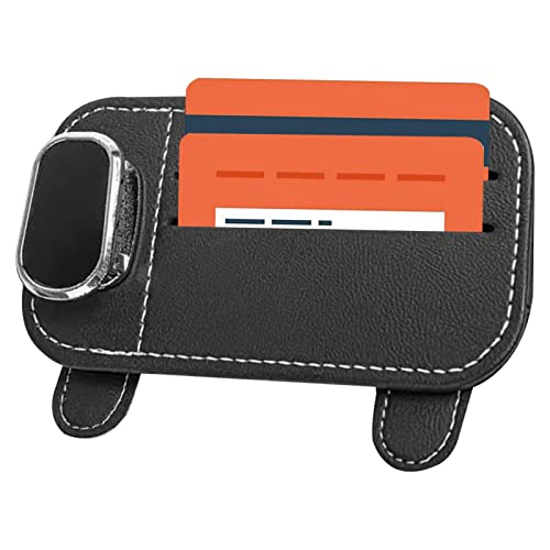 Organizador de pára-sol do carro,Suporte de óculos de carro universal - Suporte de óculos de sol de