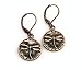 Antiqued Copper Dragonfly Earrings - Unique - Boho - Lever Back - Handmade.