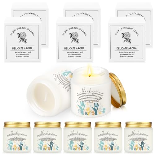 Lewtemi 6-Set Volunteer Appreciation Candle Gift Set
