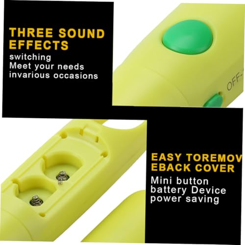 Silbato electrónico plástico amarillo para deportes miniatura 4