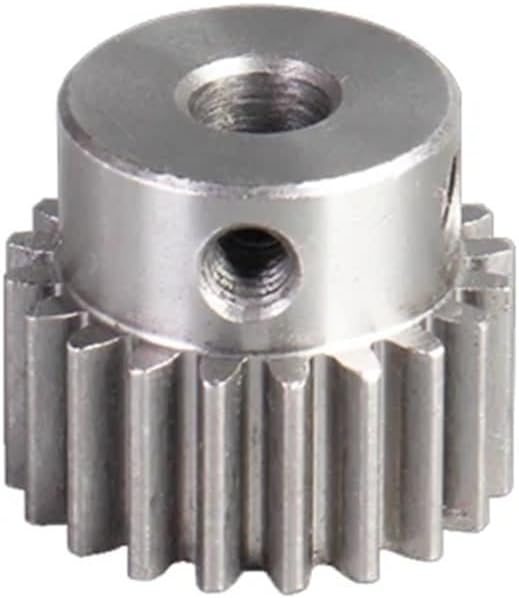 1M15T Spur Gear Bore 5/6/6.35/8mm 45# Steel Material Metal 15 Teeth 1-5Pcs(8mm,4pcs 1M 15 Teeth)