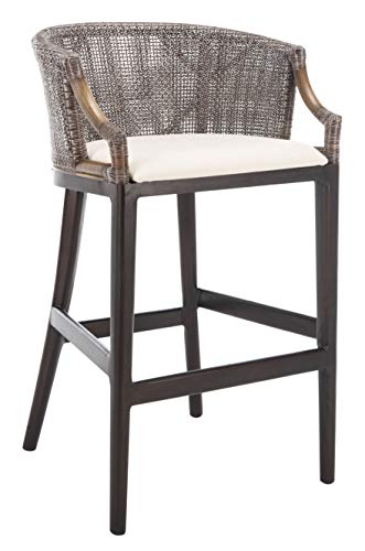 Safavieh Home Collection Brando Brown 28-Inch Bar Stool #TOP4