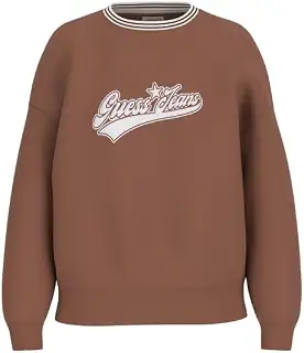 [ゲス] JEANS CN OS PUFF STAR SWEAT