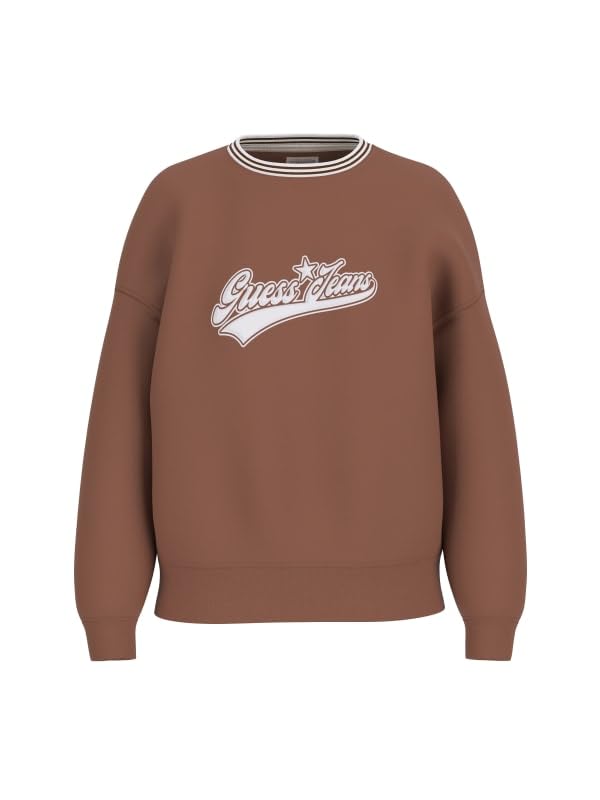 [ゲス] JEANS CN OS PUFF STAR SWEAT