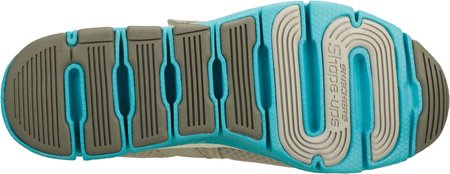 Skechers Skechers Womens Liv Blissful Grey/Aqua - 6 B(M) US