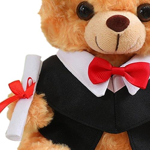 Peluche de graduación de 25 cm con gorro y toga para estudiantes 6