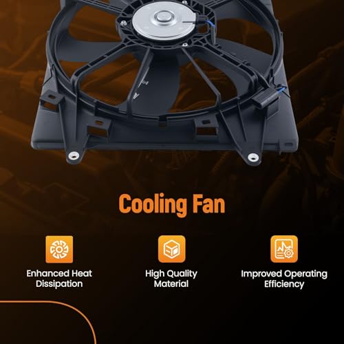 Image of maXpeedingrods Cooling Fans Assembly for Honda CR-V 2023 2024, 1901568AA01 190205PAA01 HO3115185