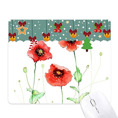 Tapis de souris en caoutchouc coquelicots de maïs pour decoration de bureau