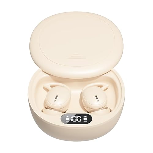 YUEYINOK Bluetooth Sleep Headphones,Small Design Sleep Earbuds with Noise Blocking, Comfortable Sleep Earphones Wireless,Wireless Ear Buds for Sleeping Work