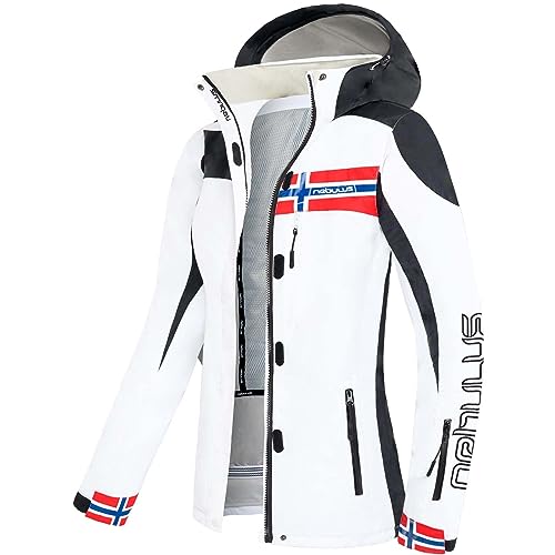 Nebulus 682, Giacca da Sci Donna, Bianco, M (38)