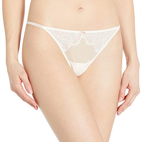 b.tempt'd by Wacoal Women's B. Sultry Thong Pant, Vanilla Ice, X-Large