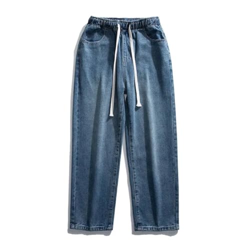 Men's Denim Pants Thin Casual Loose Straight Leg Vintage Wide Leg Long Pants4