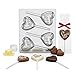Love on a Heart Lollipop Chocolate Candy Mold 218