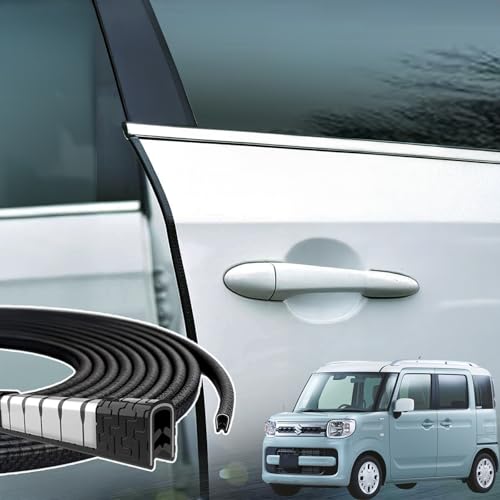 YouCar �X�Y�L �X�y�[�V�A SPACIA �J�X�^�� �� �h�A���[�� �G�b�W�v���e�N�^�[ �G�b�W���[�� �K�[�h �v���e�N�^�[ U���^ ���h�~ �ی� �����ጸ �Փ˖h�~ ���R�J�b�g�\ 5m × 2�{�Z�b�g �X�e�����X�| �t�F���_�[ �O�� �L�Y �o���p�[