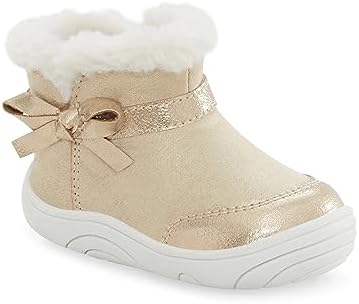Stride Rite 360 Unisex ZINA Boot CHAMPAGNE, Size 3M | Image 5