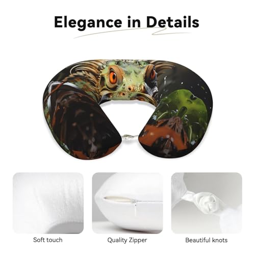 Almohada cervical de espuma viscoelástica suave lavable miniatura 3