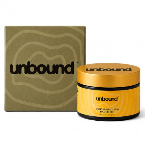 Unbound Hard Water Detox Hair Mask for Deep Cleansing and Mineral...
