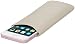 Produktbild StilGut Pouch, Universal-Hülle aus feinstem Nappaleder | Sleeve Handyhülle Größe S passend für z.B. iPhone SE, iPhone 5s, Samsung Galaxy S4 Mini, u.a, Creme Nappa