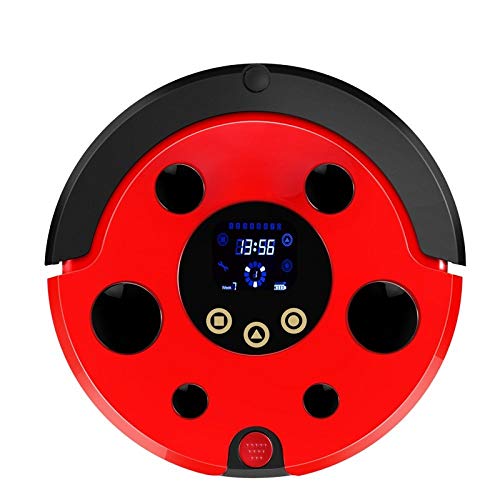 ZLAHY Cleaning Robot Intelligent Robot Vacuum Cleaner Sweep&Wet Mop Navigation Planned Cleaning Dustbin Water Tank Adjustable Schedule Household,red