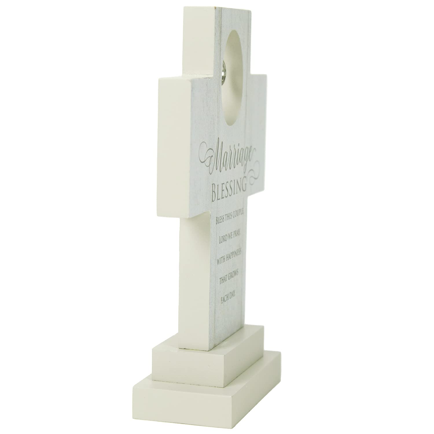 Cathedral Art, One Size, Standing Cross-Marriage Blessing, Multicolored, Multi