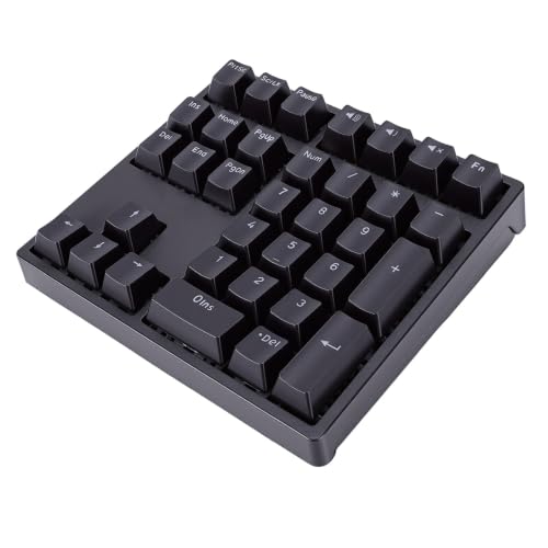Teclado numérico mecánico RGB con 34 teclas PBT y switch rojo para una mayor fluidez en oficina.