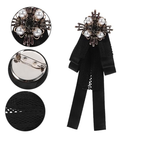 Broche pour robe uniforme lot de 2 nœuds papillons anti-col baillant